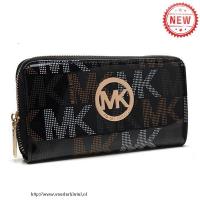 michael kors logo groot zwart portefeuilles Roermond Outlet ls51r371